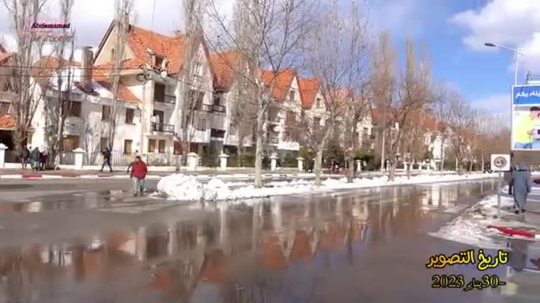 الثلوج تزين مدينة افران الساحرة  🇲🇦 😍IFRANE MOROCCO