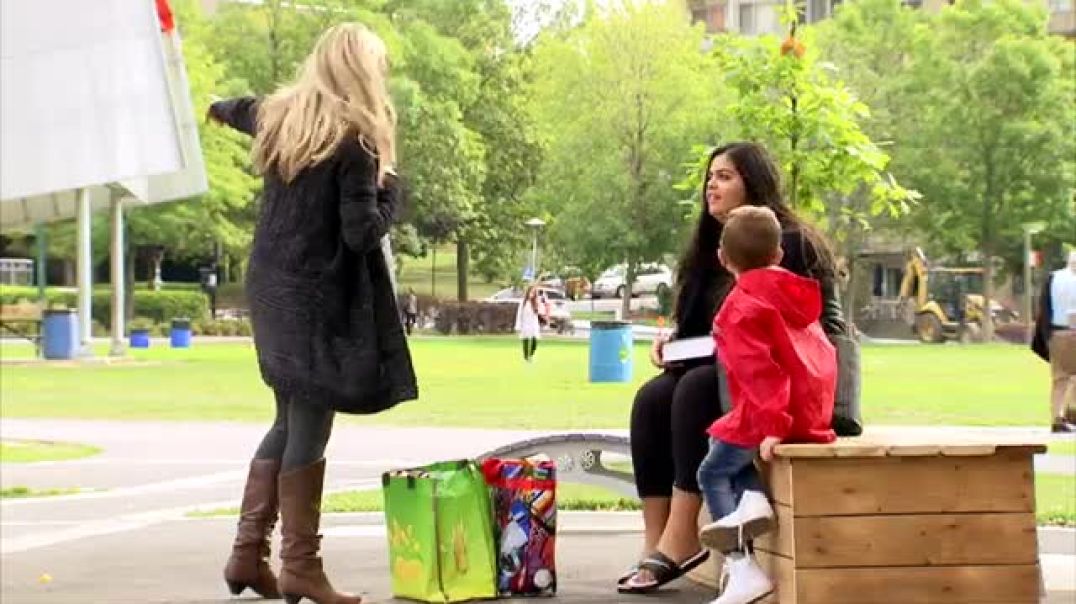 Little Boy Scares Strangers With Zombie Dog