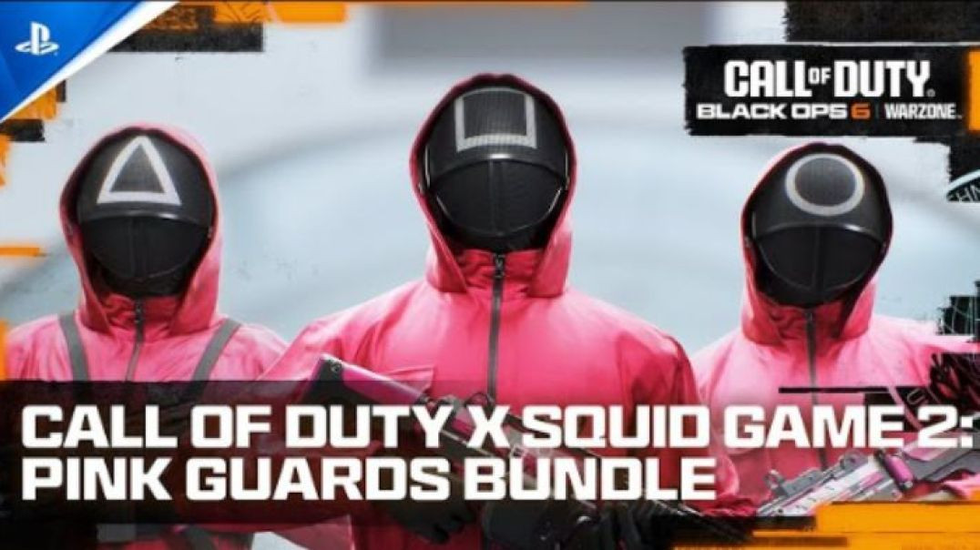 Call of Duty_ Black Ops 6 _ Warzone - Squid Game 2_ Pink Guards Bundle _ PS5 _ PS4 Games