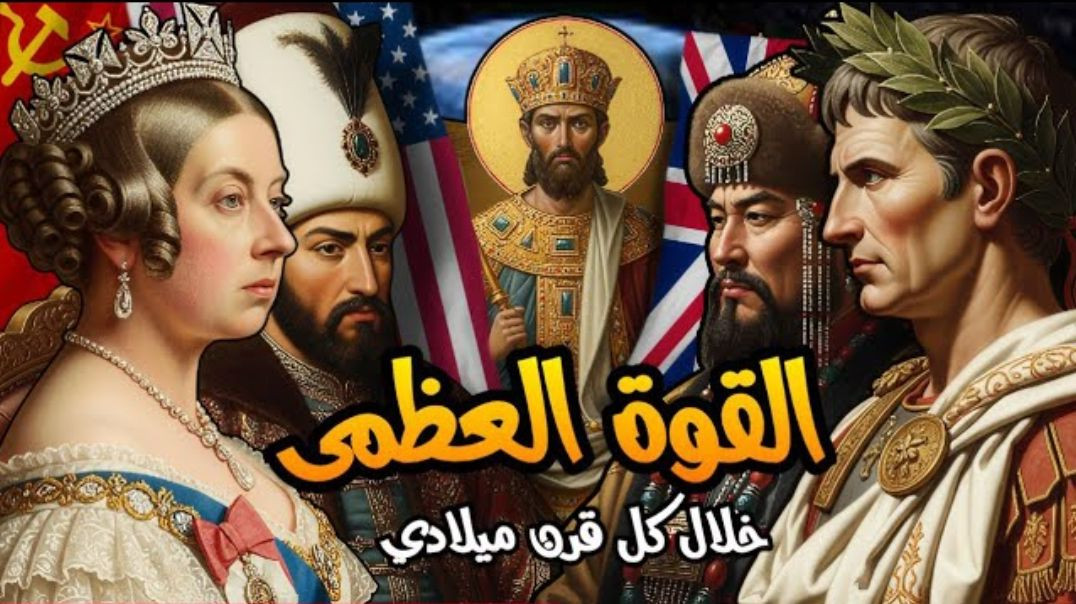 القوة العظمي في كل قرن منذ القرن الأول الميلادي حتى القرن ال21(1080P_HD)