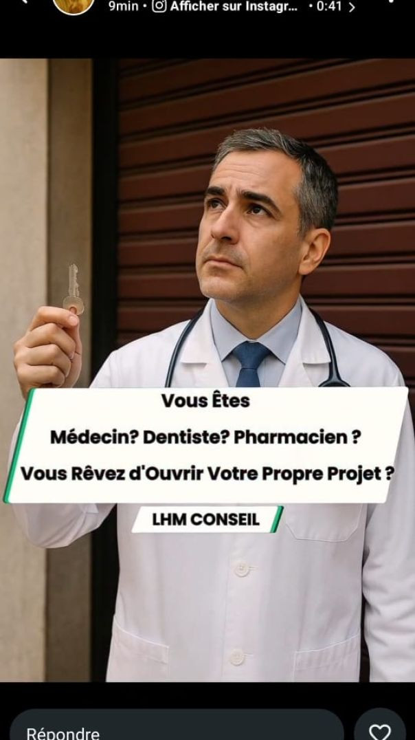 "🚀 Médecins & Pharmaciens : votre projet santé financé avec LHM CONSEIL !