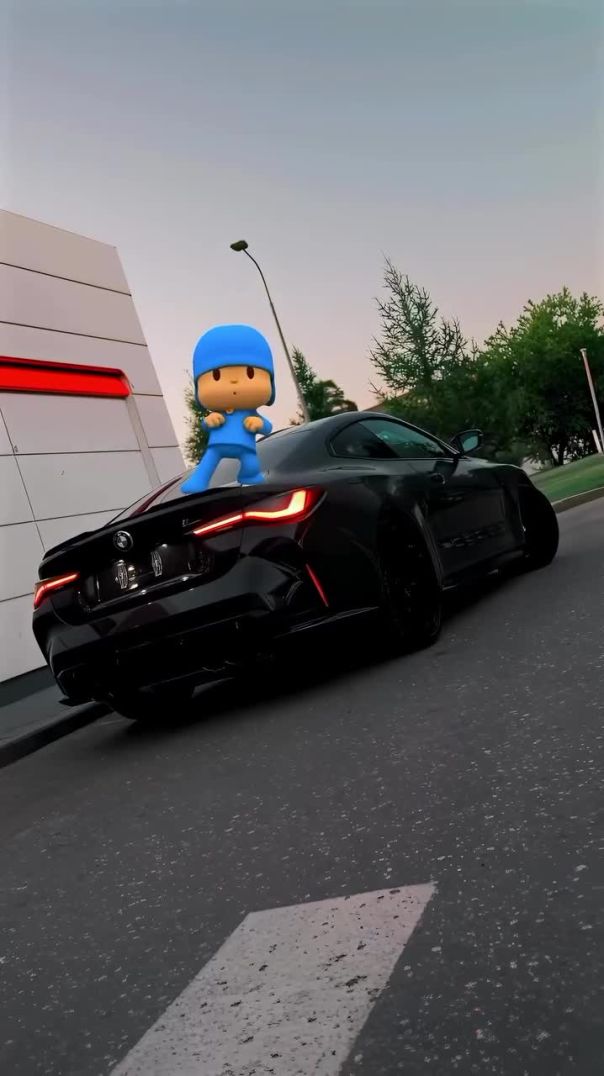 Pocoyo dancing x BMW M4 🔥💙___viral _trend _trendingreels _pocoyo _bmw _bmwm _m4(MP4)