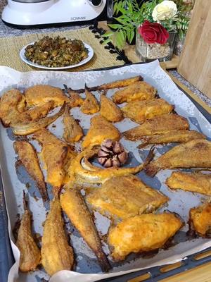 ⁣حوت مقلي فالفران